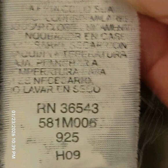 Timberland Jacket Mens Large  Khaki Cotton blend Vintage HO9 F Concealed Pocket - Picture 10 of 10